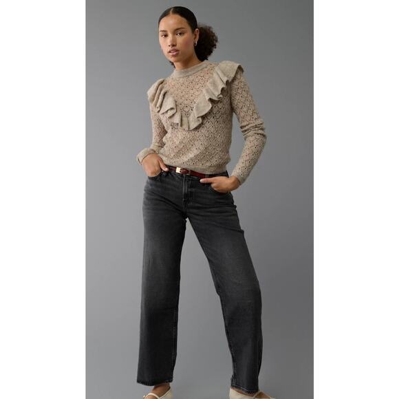 NWT American Eagle Stretch Curvy Stovepipe Jeans - 18S - Picture 1 of 9